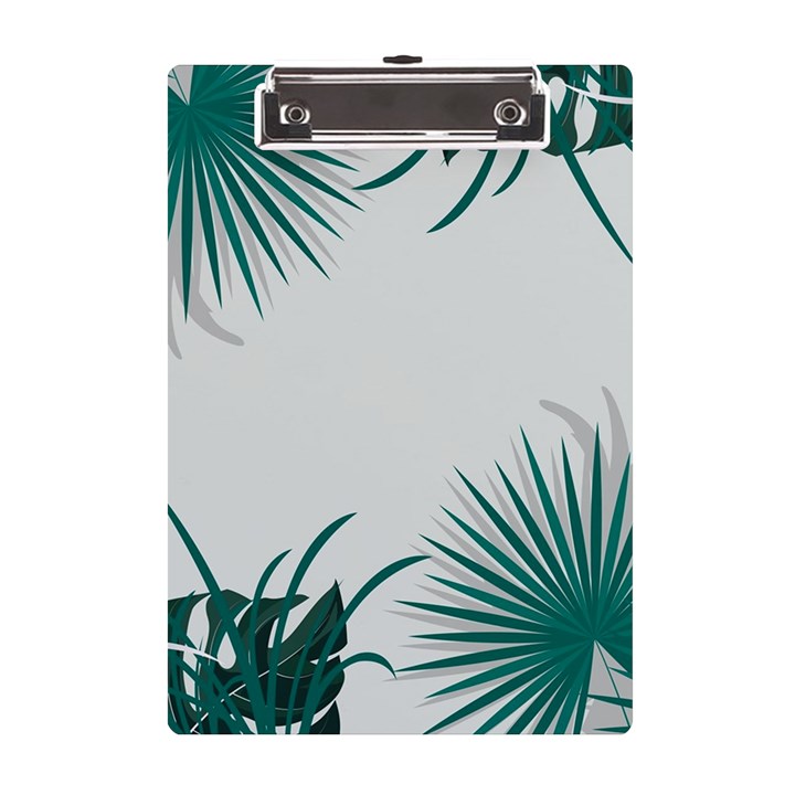 Illustrations Foliage Background Border A5 Acrylic Clipboard