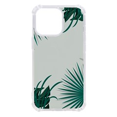 Illustrations Foliage Background Border Iphone 13 Pro Tpu Uv Print Case by anzea