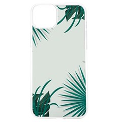 Illustrations Foliage Background Border Iphone 15 Tpu Uv Print Case