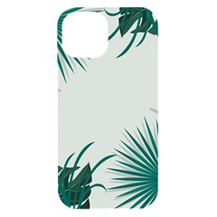 Illustrations Foliage Background Border Iphone 15 Black Uv Print Pc Hardshell Case