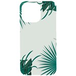 Illustrations Foliage Background Border iPhone 15 Pro Max Black UV Print PC Hardshell Case Front