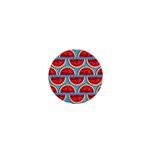 Illustrations Watermelon Texture Pattern 1  Mini Buttons Front