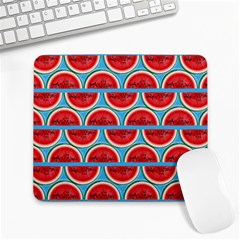 Illustrations Watermelon Texture Pattern Large Mousepad by anzea