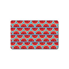 Illustrations Watermelon Texture Pattern Magnet (name Card) by anzea