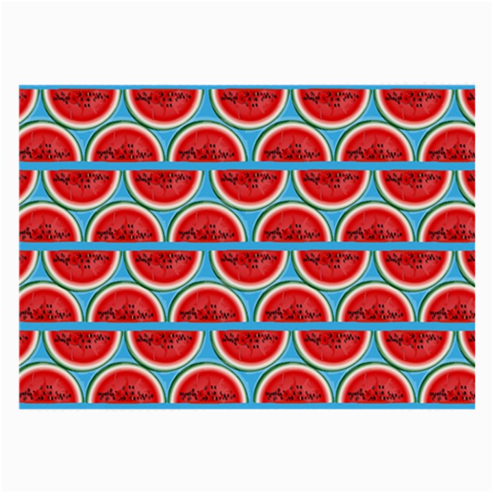 Illustrations Watermelon Texture Pattern Large Glasses Cloth