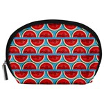 Illustrations Watermelon Texture Pattern Accessory Pouch (Large) Front