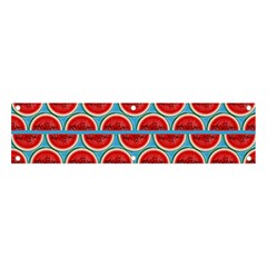 Illustrations Watermelon Texture Pattern Banner And Sign 4  X 1  by anzea