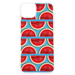 Illustrations Watermelon Texture Pattern Iphone 15 Pro Tpu Uv Print Case by anzea