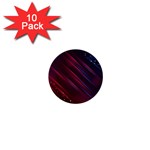 Illustrations Space Purple 1  Mini Buttons (10 pack)  Front