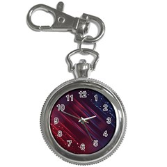 Illustrations Space Purple Key Chain Watches by anzea