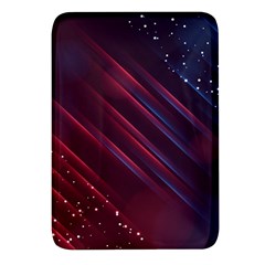 Illustrations Space Purple Rectangular Glass Fridge Magnet (4 Pack) by anzea