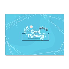 Background Good Morning Sticker A4 (100 Pack)