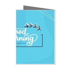 Background Good Morning Mini Greeting Cards (pkg Of 8) by anzea