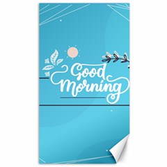 Background Good Morning Canvas 40  X 72 