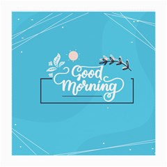 Background Good Morning Medium Glasses Cloth by anzea