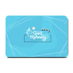 Background Good Morning Small Doormat by anzea