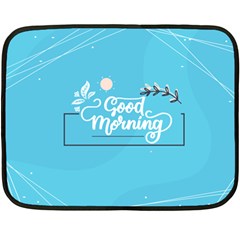 Background Good Morning Fleece Blanket (mini)