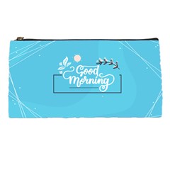 Background Good Morning Pencil Case