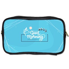 Background Good Morning Toiletries Bag (one Side) by anzea