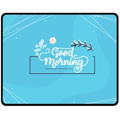 Background Good Morning Fleece Blanket (medium) by anzea