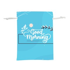 Background Good Morning Lightweight Drawstring Pouch (s)