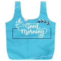 Background Good Morning Full Print Recycle Bag (xxl) by anzea