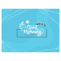 Background Good Morning Premium Plush Fleece Blanket (extra Small) by anzea