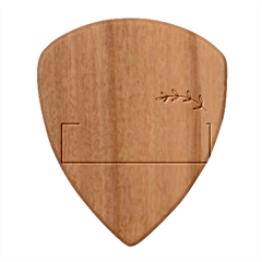 Background Good Morning Wood Guitar Pick (set Of 10) by anzea