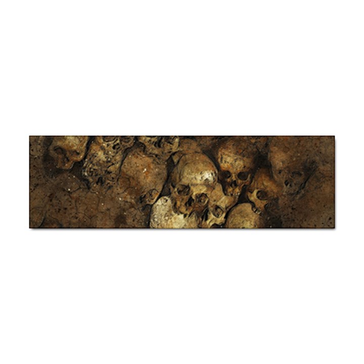 Skull Texture Vintage Sticker (Bumper)