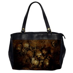 Skull Texture Vintage Oversize Office Handbag by anzea