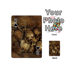 Skull Texture Vintage Playing Cards 54 Designs (mini) by anzea