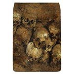 Skull Texture Vintage Removable Flap Cover (L) Front