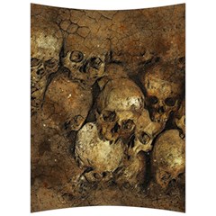 Skull Texture Vintage Back Support Cushion