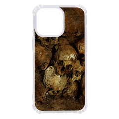 Skull Texture Vintage Iphone 13 Pro Tpu Uv Print Case