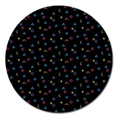 Abstract Texture Magnet 5  (round)