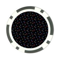 Abstract Texture Poker Chip Card Guard