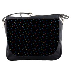 Abstract Texture Messenger Bag by anzea