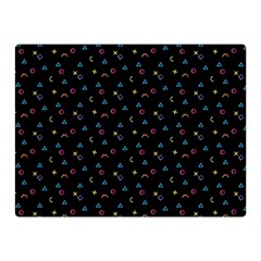 Abstract Texture Two Sides Premium Plush Fleece Blanket (Mini)