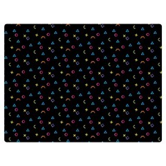 Abstract Texture Two Sides Premium Plush Fleece Blanket (Baby Size)