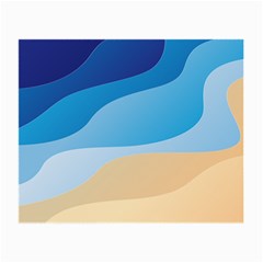 Illustrations Waves Line Rainbow Small Glasses Cloth (2 Sides) by anzea