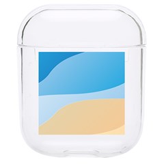 Illustrations Waves Line Rainbow Hard Pc Airpods 1/2 Case by anzea