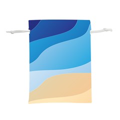 Illustrations Waves Line Rainbow Lightweight Drawstring Pouch (s) by anzea