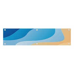 Illustrations Waves Line Rainbow Banner And Sign 4  X 1  by anzea