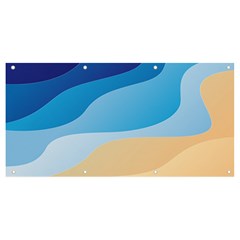 Illustrations Waves Line Rainbow Banner And Sign 8  X 4  by anzea