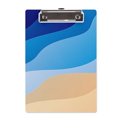 Illustrations Waves Line Rainbow A5 Acrylic Clipboard by anzea