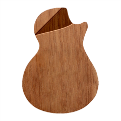 Illustrations Waves Line Rainbow Guitar Shape Wood Guitar Pick Holder Case And Picks Set by anzea