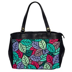 Pattern Leaves Background Nature Oversize Office Handbag by Proyonanggan