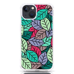 Pattern Leaves Background Nature Iphone 13 Tpu Uv Print Case by Proyonanggan