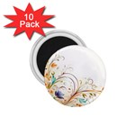 Flower blau 1.75  Magnets (10 pack)  Front