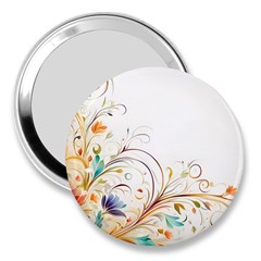 Flower Blau 3  Handbag Mirrors by 2607694c